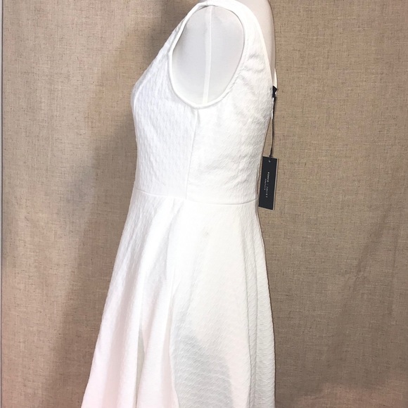 Romeo Juliet Couture Dress Medium White Sleeveless Cocktail Casual Wedding - Picture 5 of 12